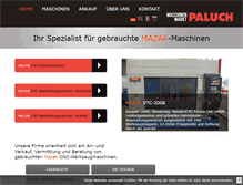 Tablet Screenshot of paluch-cnc.de